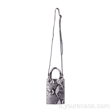 Snake Mini tote Women Vintage Crossbody Borse Borse